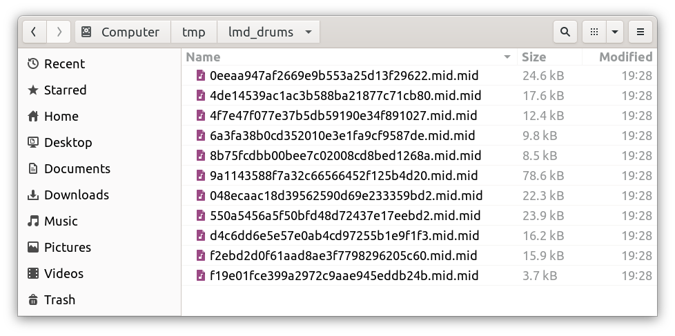 LMD drums files